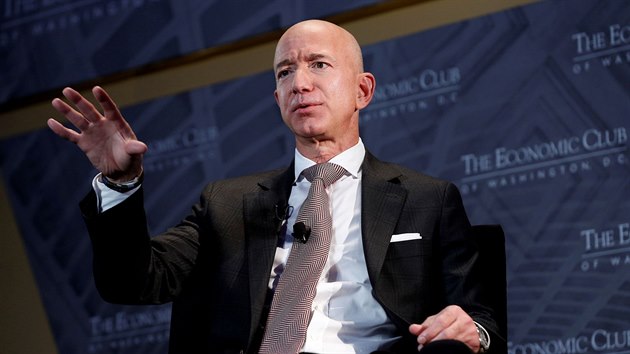 Jeff Bezos, prezident a vkonn editel (CEO) americkho obchodnho portlu Amazon.com (13. z 2018)