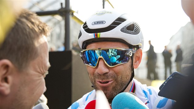 panlsk cyklista Alejandro Valverde v rozhovoru s novini.