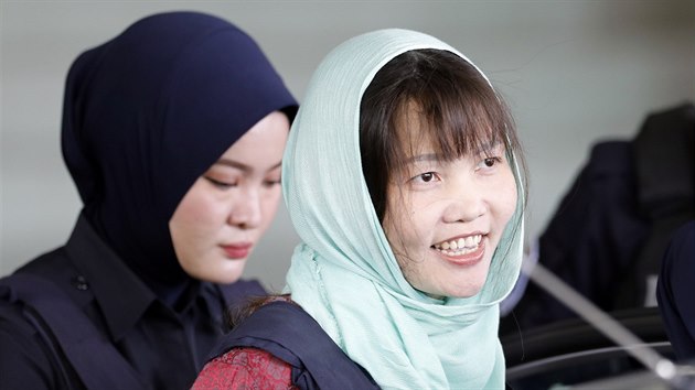 Vietnamka Doan Thi Huong opout malajsijsk soud. (1. dubna 2019)