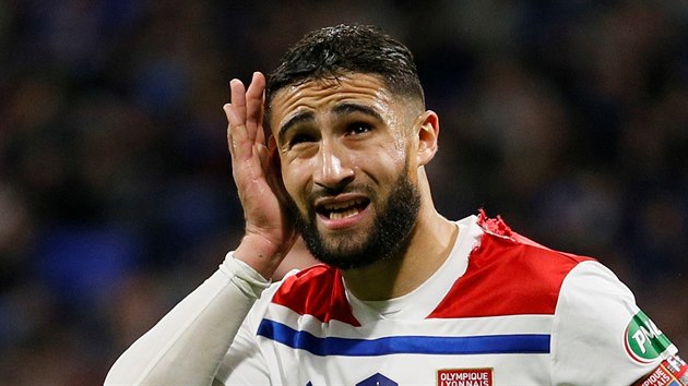 Nabil Fekir z Lyonu bhem zpasu s Rennes