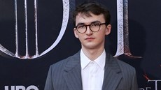 Isaac Hempstead Wright na premiée závrené ady seriálu Hra o trny (Radio...