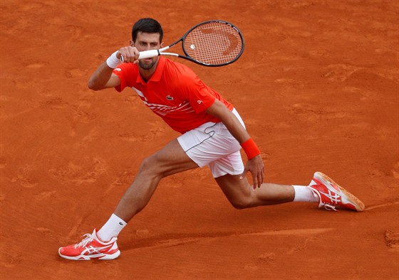 Novak Djokovi na turnaji v Monte Carlu.