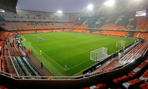 Stadion Mestalla ve Valencii.