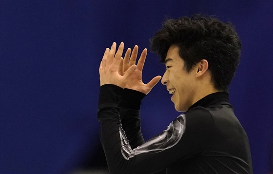 Nathan Chen  na World Team Trophy ve Fukuoce.