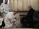 Praský arcibiskup Dominik Duka odslouil na Zelený tvrtek v katedrále svatého...