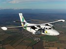 L-410UVP-E20 nad Moravou, stroj je uren pro leteckou spolenost Air Guyane z...
