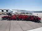 První let stroje Stratolaunch (13. duben 2019)