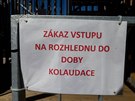 Rozhledna stle nen zkolaudovan.