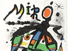 Joan Miró: Composition (barevná litografie)