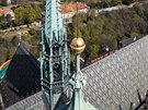 Jedna z ví katedrály svatého Víta v Praze (16. dubna 2019)
