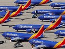 Boeingy letecké společnosti Southwest Airlines (12. dubna 2019)
