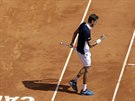 Ruský tenista Daniil Medvedv se raduje ve tvrtfinále turnaje v Monte Carlu.