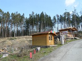 Fotografie jednoho z míst olomoucké zoologické zahrady na Svatém Kopeku poté,...