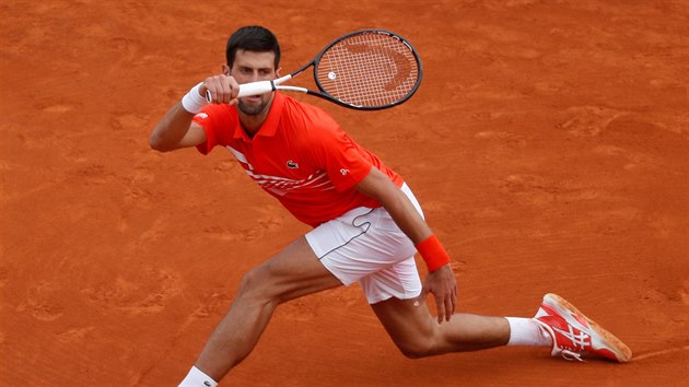 Novak Djokovi na turnaji v Monte Carlu.