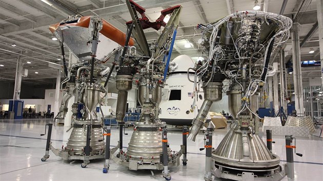 Raketové motory Merlin od SpaceX