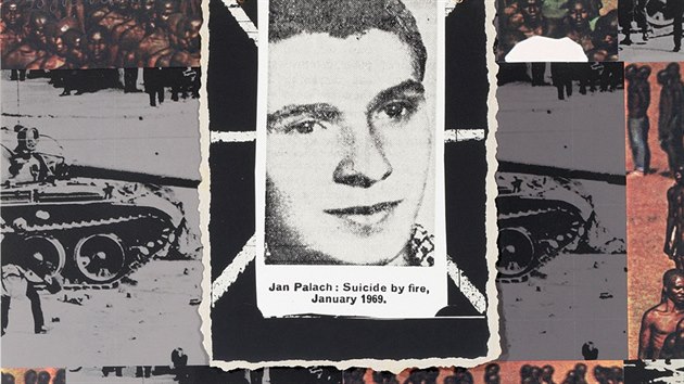 Joe Tilson: Jan Palach  Suicide by Fire, January 1969 (1970, kol)
