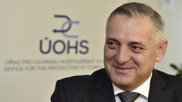 Pedseda adu pro ochranu hospodsk soute (OHS) Petr Rafaj. (25. leden 2018)