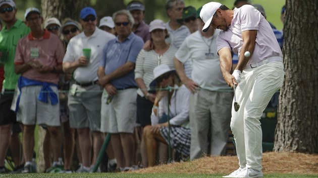 Jason Day ve druhm kole na Masters v August.