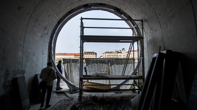 Rekonstruovan kobky na Ranov nbe. (10. 4. 2019)