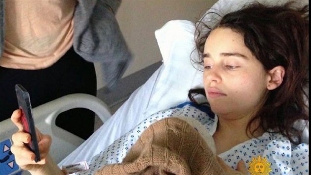 Hereka Emilia Clarke po operaci mozku v roce 2011