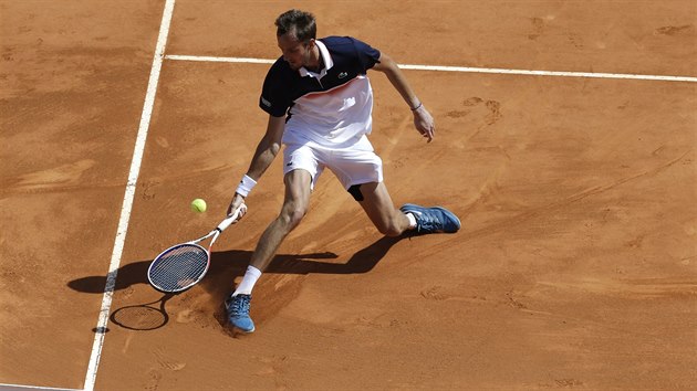 Rusk tenista Daniil Medvedv ve tvrtfinle turnaje v Monte Carlu
