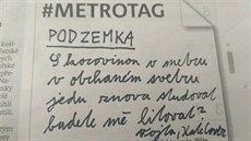 #metrotag ve tenáích budí básníky a to nás baví!