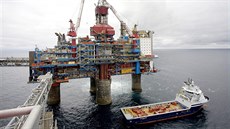Norská ropná plošina Sleipner v Severním moři. | na serveru Lidovky.cz | aktuální zprávy