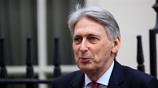 Britský ministr financí Phillip Hammond po setkání s premiérkou na Downing...