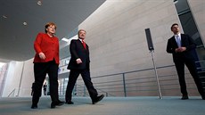 Nmecká kancléka Angela Merkelová se v Berlín setkala s ukrajinským...
