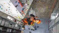 Hasim zaal slouit výcvikový lezecký polygon ve Velkém Poíí na Náchodsku...