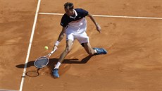 Ruský tenista Daniil Medvedv ve tvrtfinále turnaje v Monte Carlu