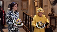 Princezna Eugenie a královna Al�b�ta II. (Windsor, 18. dubna 2019)