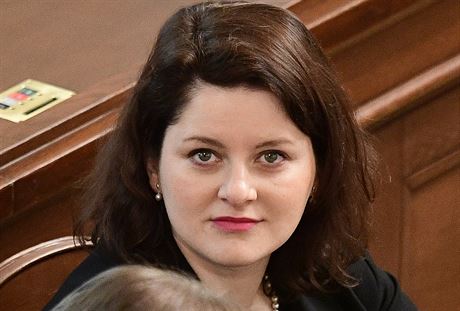 Ministryn práce a sociálních vcí Jana Maláová (na schzi Poslanecké snmovny