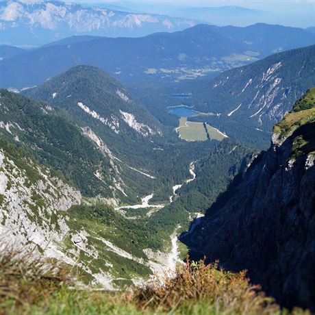 Karolna Hornov na vesp v Alpch: Mangartsko sedlo