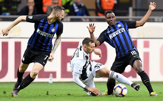 Juventus Turín (bíločerná) vs. Inter Milán, ilustrační foto