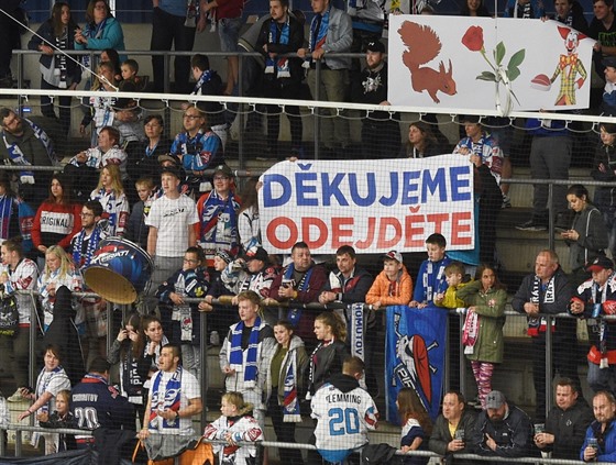 Fanoušci Chomutova a jejich vzkaz vedení klubu, majitelům Veverkovým.