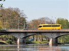 Chebský most pes eku Ohi v Karlových Varech je ve patném technickém stavu,...