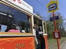 V prask Stromovce funguje nov zastvka historick tramvajov linky slo 41...