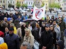 Protest proti jmenování Marie Beneové ministryní spravedlnosti v Havlíkov...