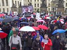 Protest proti jmenování Marie Beneové ministryní spravedlnosti