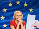 Lídryn komunist do eurovoleb Kateina Konená v diskusním poadu iDNES.cz...