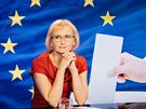 Lídryn komunist do eurovoleb Kateina Konená v diskusním poadu iDNES.cz...