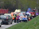 Vpadovku na Brno uzavela dopravn nehoda