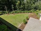 Promnná pední ást zahrady z ptaí perspektivy
