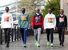 Tamirat Tola, Abraham Kiptum, Mo Farah, Eliud Kipchoge a Tola Shura Kitata...