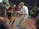 Princ Harry na návtv Jamajky (Kingston, 6. bezna 2012)