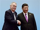 Čínský prezident Si Ťin-pching přivítal v Pekingu českého prezidenta Miloše...