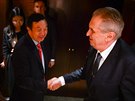 Prezident Milo Zeman se seel v Pekingu s generálním editelem spolenost...