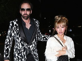 Nicolas Cage a Erika Koikeová (Los Angeles, 21. května 2018)