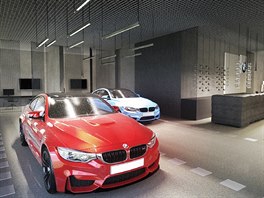 Vizualizace novho showroomu BMW v praskm Kongresovm centru